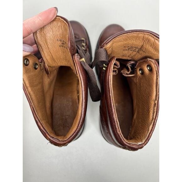 Frye Alta Hiker Boots Brown Leather Lace Up Women’s Size 8.5 - Picture 5 of 8